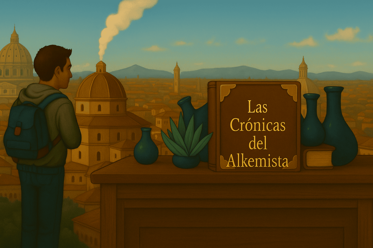 ¿Pero, Y qué pasaba con ese humo saliendo de la pequeña chimenea de la Capilla Sixtina?